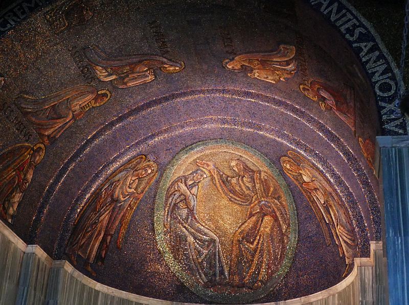 トリエステのサン・ジュスト大聖堂のモザイク画